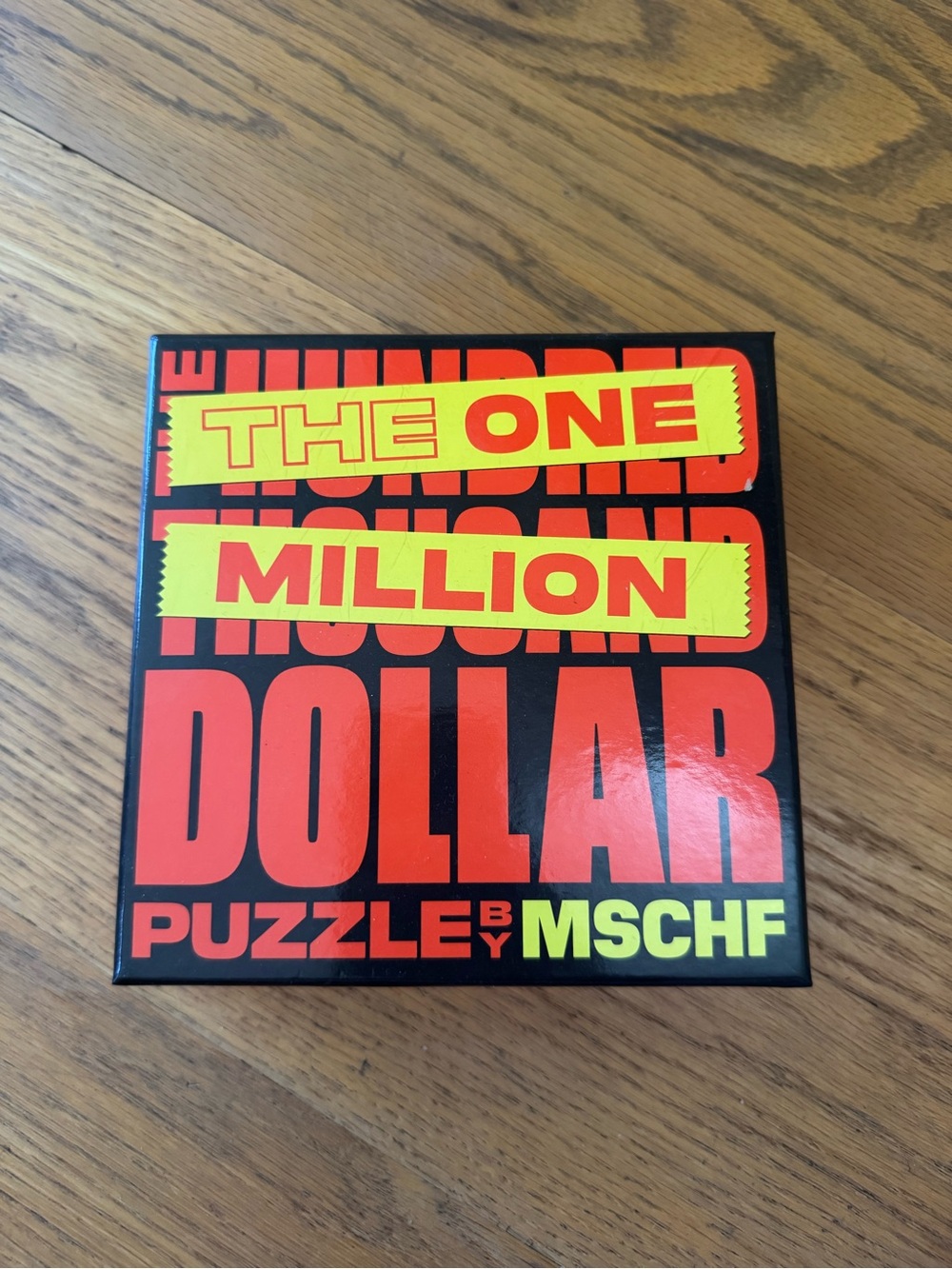 MSCHF The One Million Dollar Puzzle